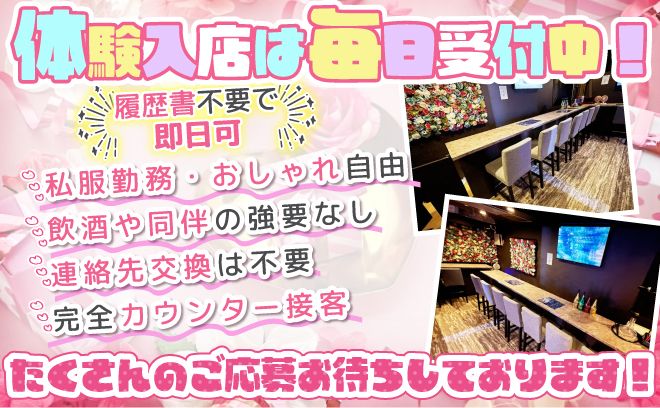 🌻GRAND OPEN🌻新橋駅から徒歩3分😌全額日払いOK✨連絡先交換なし🙌私服勤務OK👗