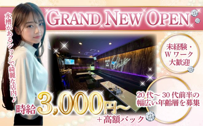 歌舞伎町の真ん中にキレイなスナックがNEW OPEN🌱時給3,000円～高額バックあり😻
